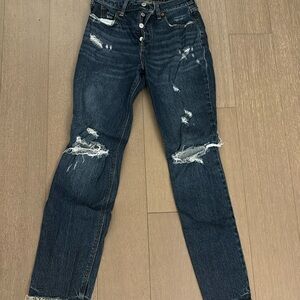 Old Navy slouchy Street high-rise secret, slim pockets, jeans